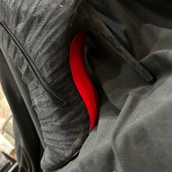 Christian Louboutin Libellibooty 100 Black Mesh Tulle Ankle Boot Heel Pump 40 - Picture 4 of 11